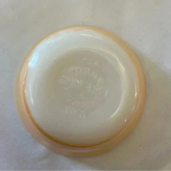 Fire King By Anchor Hocking Scalloped Edged Custard Cups - Set of 5 - Picture 6 of 6